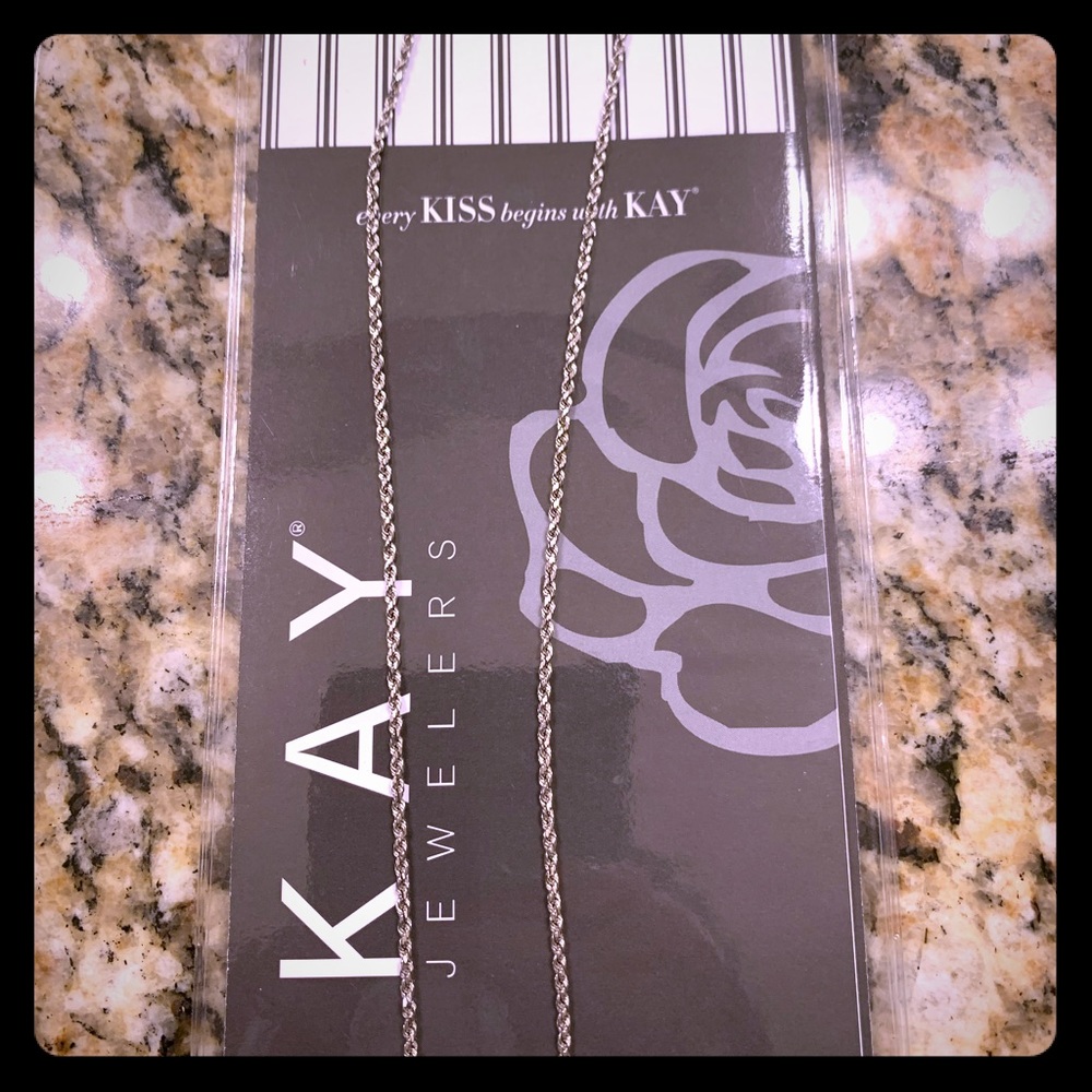 Men’s rope chain from Kay Jewelers